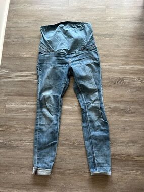 H&M Maternity Skinny Jeans in Light Blue Denim
